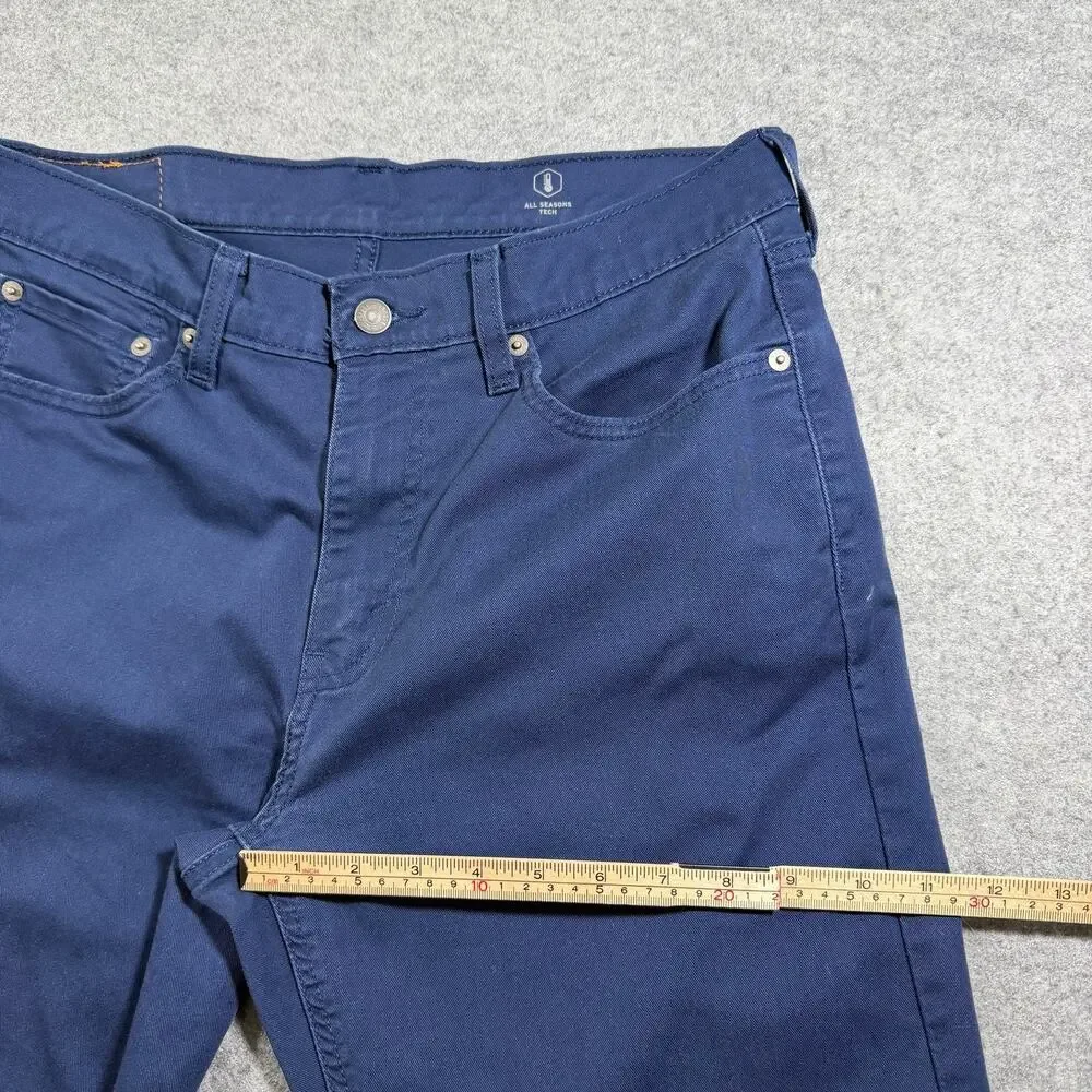Levi's 541 Athletic Taper Jeans Mens 32x32 Navy Blue Stretch Denim Red Tab